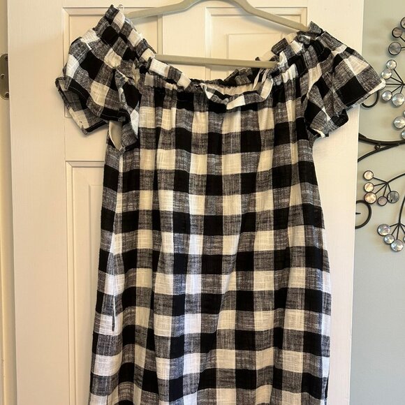 Corey Lynne Calter Anthropologie Gingham Dress Size Small - Picture 2 of 5